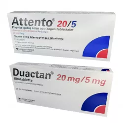 Аттенто :: Дуактан (название в Европе) 20 / 5 мг таб. №28 фото