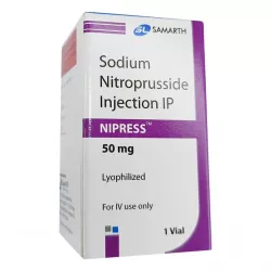 Нитропруссид (Нанипрус аналог) NIpress 50мг лиофилизат для приг. р-ра для ин. флакон №1 фото